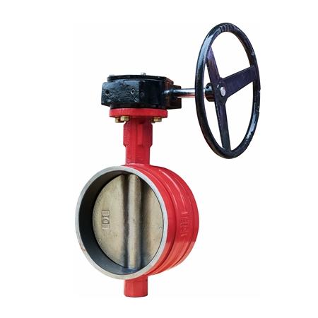 蝸輪溝槽消防蝶閥